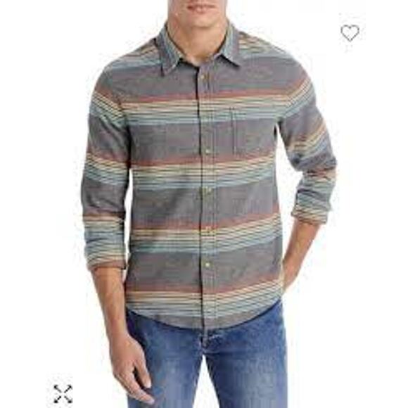 Rails - Men's Runson Happy Valley Striped Flannel Casual Button Up Shirt -Sz XXL - Picture 1 of 8